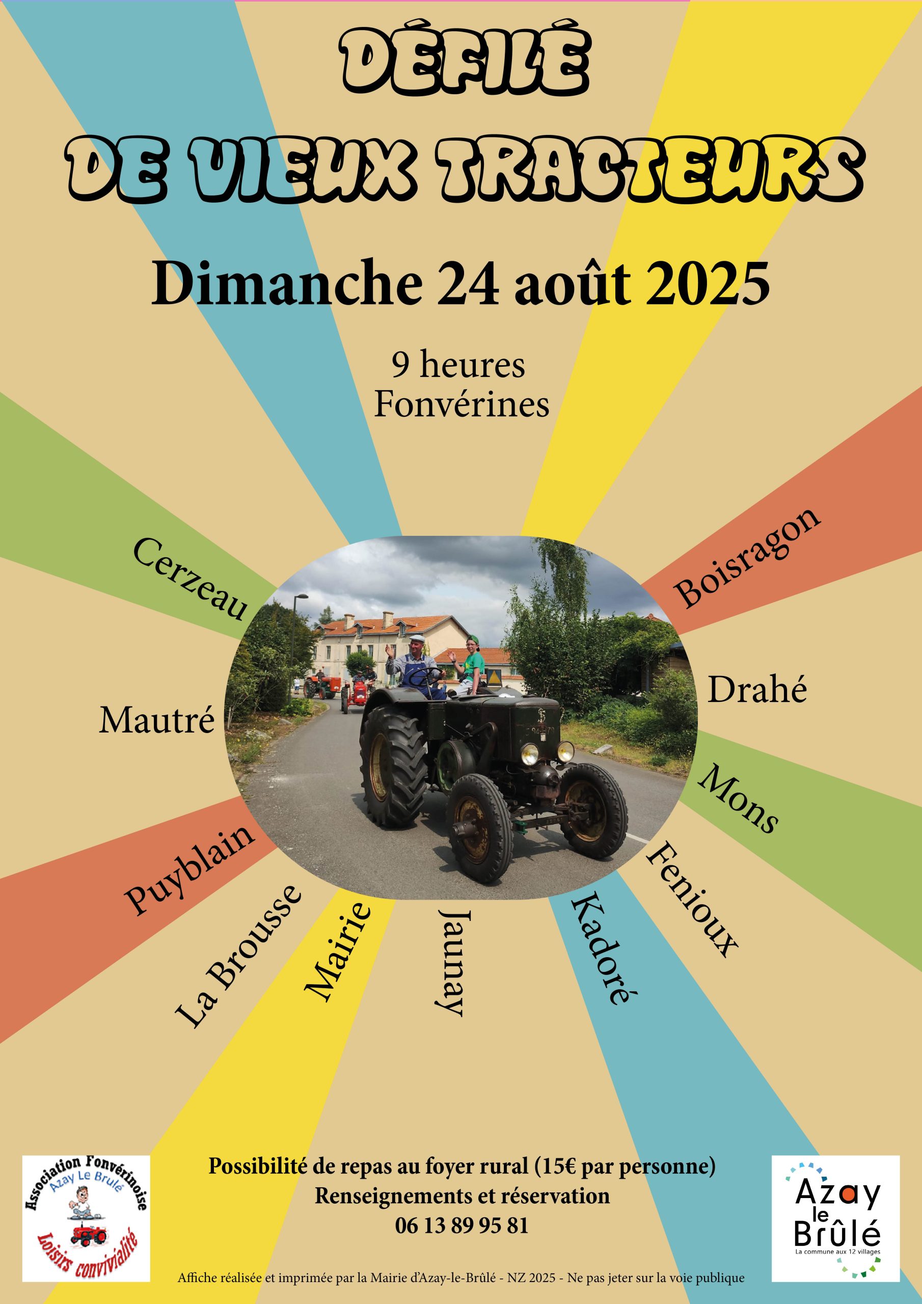 Défilé de vieux tracteurs
