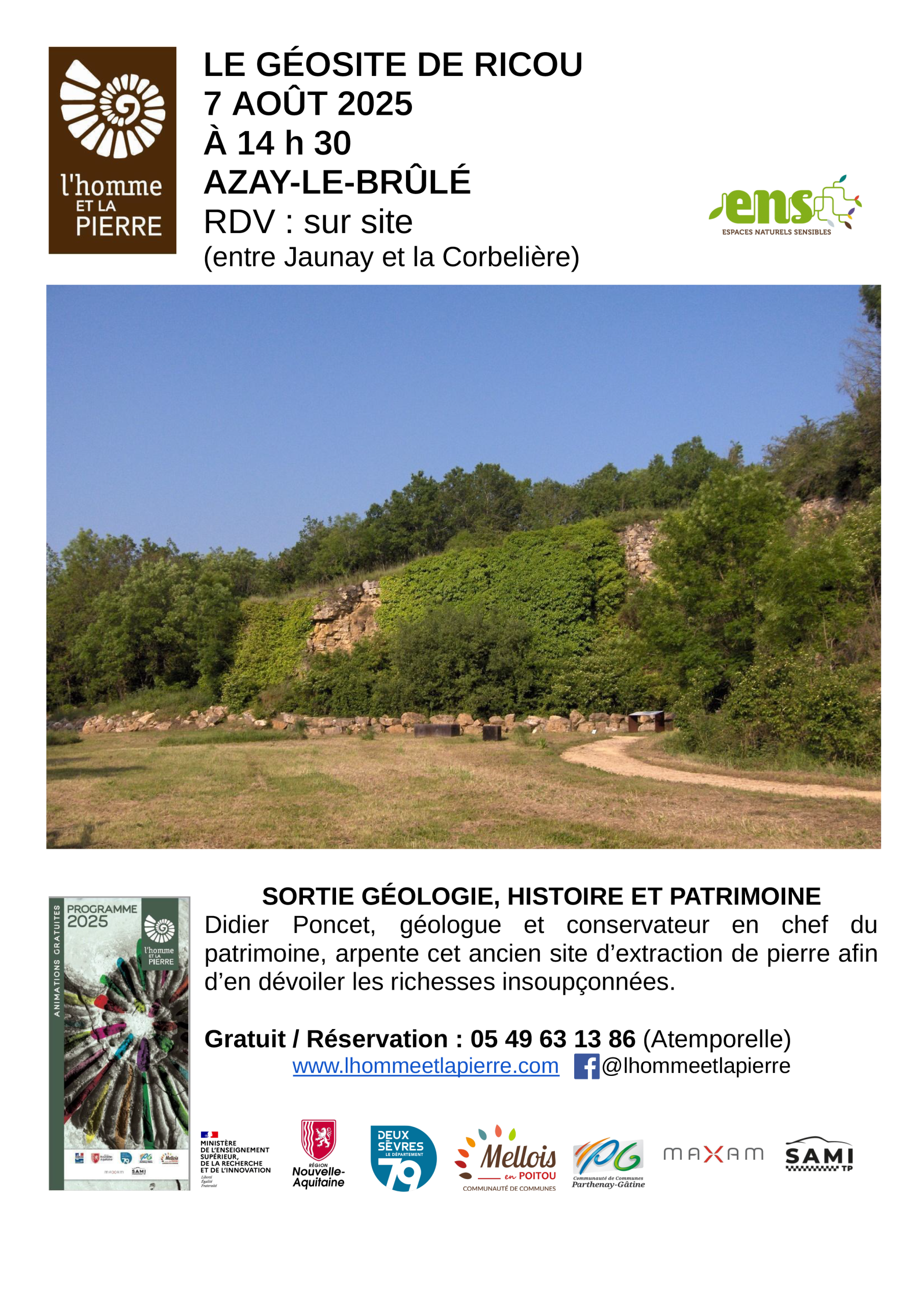 Sortie géologie, histoire et patrimoine