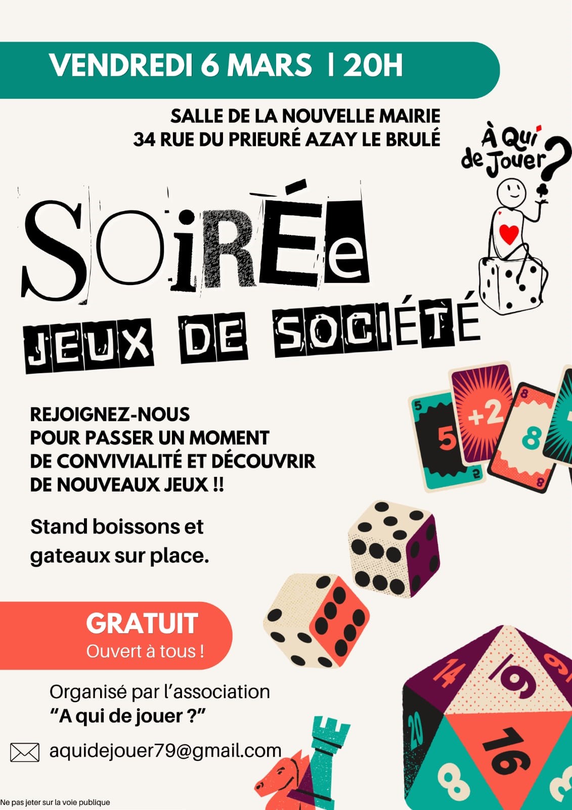 Soirée jeux de sociétés