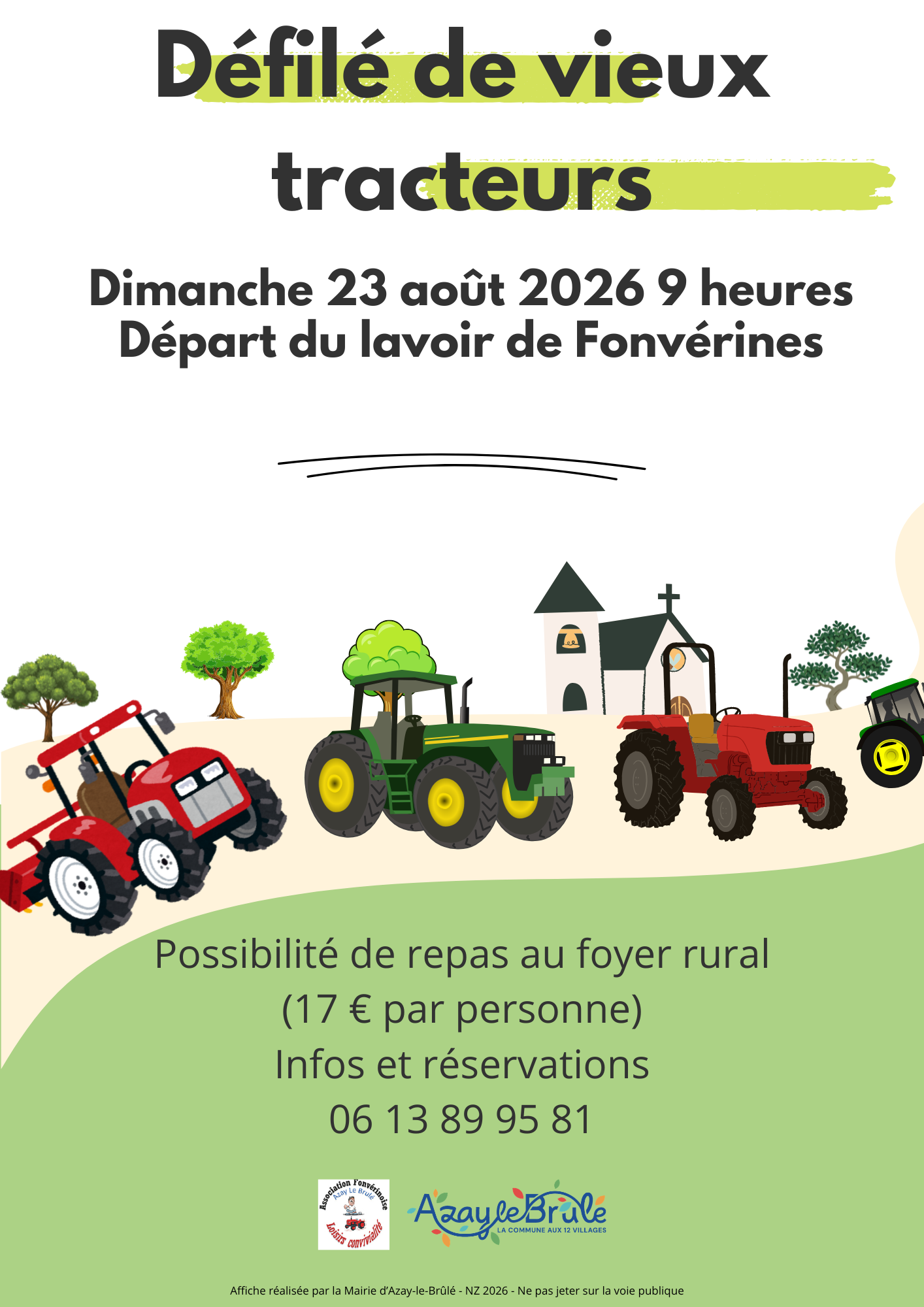 Défilé de vieux tracteurs